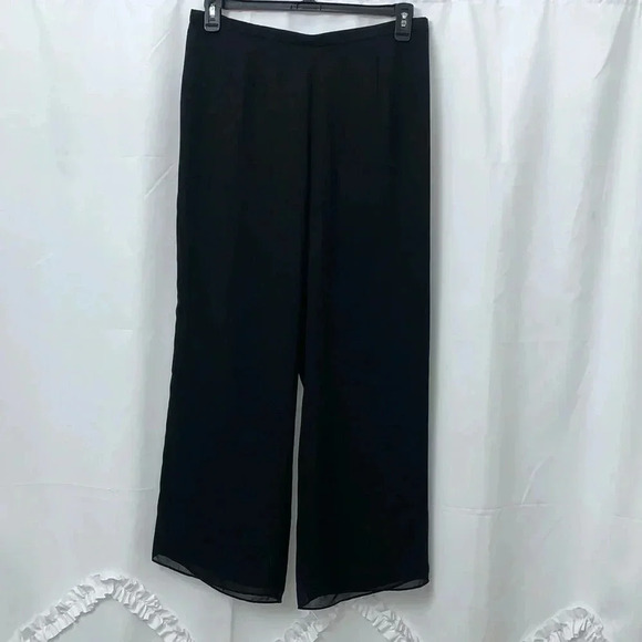 Women’s Coldwater Creek Black Pants Size P14 EUC - Picture 1 of 7